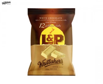 Whittaker's 惠特克 柠檬汽水跳跳糖白巧克力 迷你独立包装 12粒/包 180克 Whittaker's 惠特克 柠檬汽水跳跳糖白巧克力 迷你独立包装 12粒/包 180克
